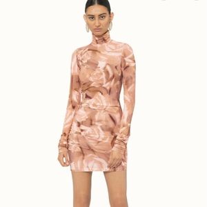 Fenty XLong Sleeve Printed Mini Dress